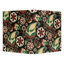 Retro Paisley Binder