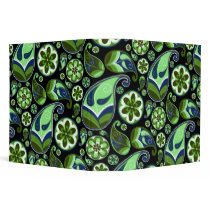 Retro Paisley Binder