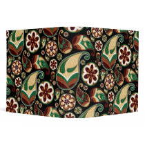 Retro Paisley Binder