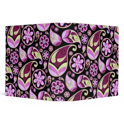 Retro Paisley Binder by stationeryshop