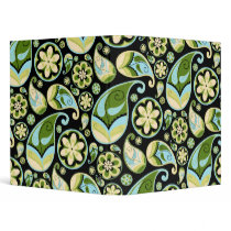 Retro Paisley Binder
