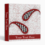 retro paisley Binder binders