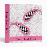 retro paisley Binder binders