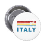 Retro Palm Tree Italy Button
