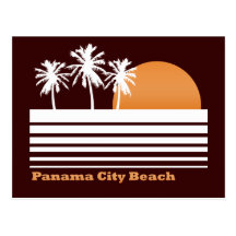 Retro Panama City Beach Postcard