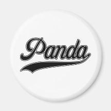 Retro Panda Fridge Magnets