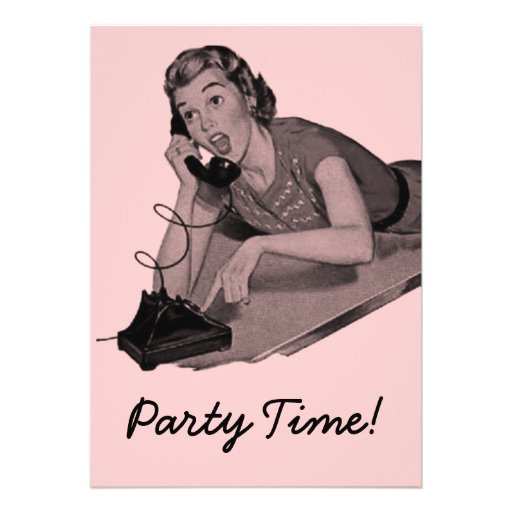 Retro Party Announcement