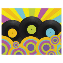 Retro Party Background Custom Flyer