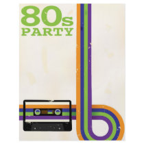 Retro Party Background Flyer