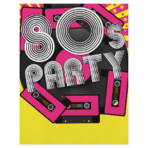 Retro Party Background Custom Flyer