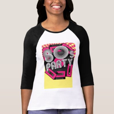 Retro Party Background Tee Shirt
