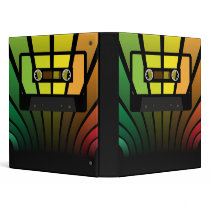 Retro Party Vinyl Binders
