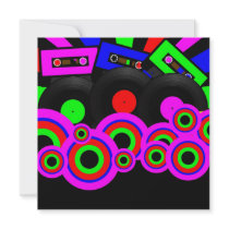 Retro Party Design Custom Invite