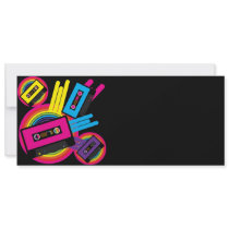 Retro Party Design Personalized Announcement