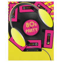 Retro Party Personalized Flyer