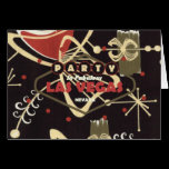 RETRO PARTY IN FABULOUS LAS VEGAS CARD cards