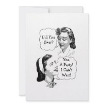 Retro Party invitations by grnidlady Retro Party invitations