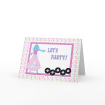Retro Party Invitation cards