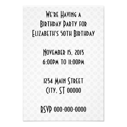 Retro Party Time V2 Invitation