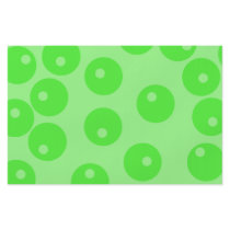Retro pattern. Circle design in green. Full Color Flyer