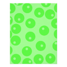 Retro pattern. Circle design in green. Personalized Invitations
