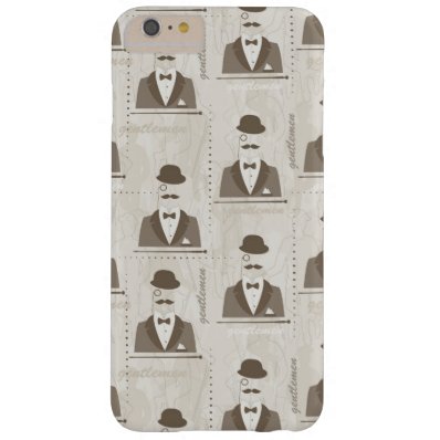 Retro pattern for man barely there iPhone 6 plus case