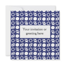 Retro Pattern Invite