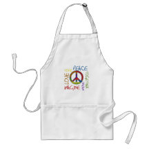 Retro Peace Aprons