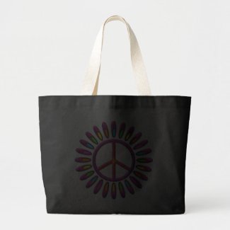 RETRO PEACE FLOWER bag