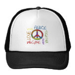 Retro Peace Hat