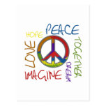 Retro Peace Postcards