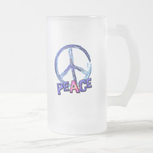 RETRO PEACE SIGN MUGS