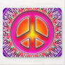 RETRO PEACE SIGN ORNAMENT MOUSE PADS