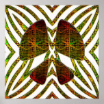 RETRO PEACE SIGN POSTER PRINT
