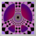 RETRO PEACE SIGN PRINT