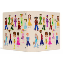 Retro People Binder by Retrofort Retro People Binder