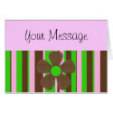 Retro petals cards
