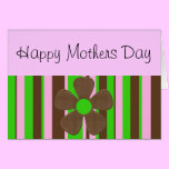 Retro petals Mom cards