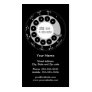 Retro Phone Black & White Business/Profile Card Business Card Templates