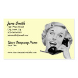 Retro Phone Caller Business Card Template