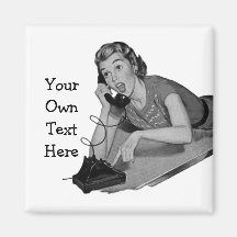 Retro Phone Magnets