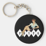 Retro Pin Up Key Chains