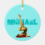 Retro Pin Up Pendant Ornament