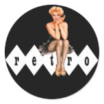 Retro Pin Up stickers