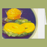 Retro Pineapple Artwork Greeting Cards
