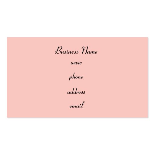 Retro Pink Argyle Business Cards (back side)