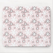 retro pink black flowers mousepads by partypassion retro pink black flowers mousepads