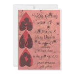Retro Pink Invitations/Announcements