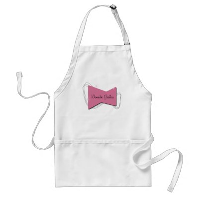 Retro pink star ~ Domestic Goddess Apron by whimsyworks