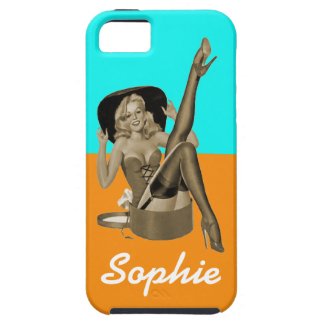 retro pinup girl vintage iphone 5 vibe case cover